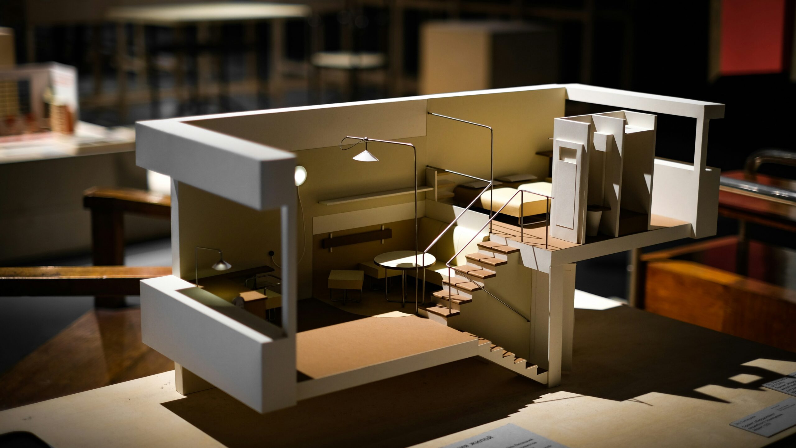 Architekturmodell eines Wohnhauses als Grundlage für Einreichplanung und Bauplanung